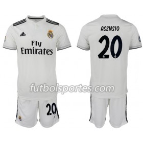 Camisetas Real Madrid ASENSIO 20 Niño Primera Equipacion 2018/2019